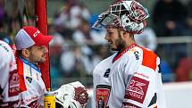 Hokejová extraliga: Mountfield HK - HC Energie Karlovy Vary.