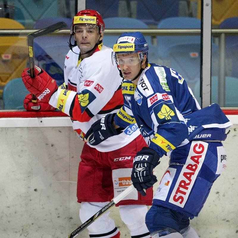 Hokejová extraliga: Mountfield HK - HC Kometa Brno.