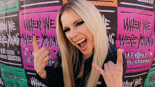 Kanadská rockerka Avril Lavigne.