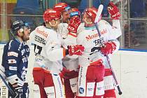 Extraliga - 2. zápas předkola play off: Mountfield HK - HC Vítkovice Ridera.