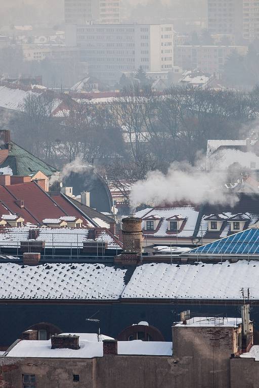 Smogová situace na Královéhradecku.