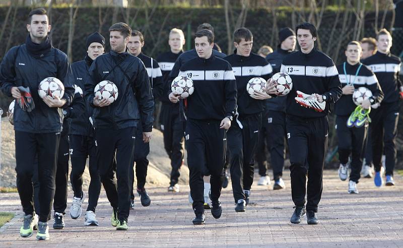 Zimní příprava fotbalistů FC Hradec Králové.