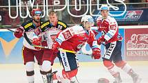 Hokejová extraliga: Mountfield HK - HC Dynamo Pardubice.