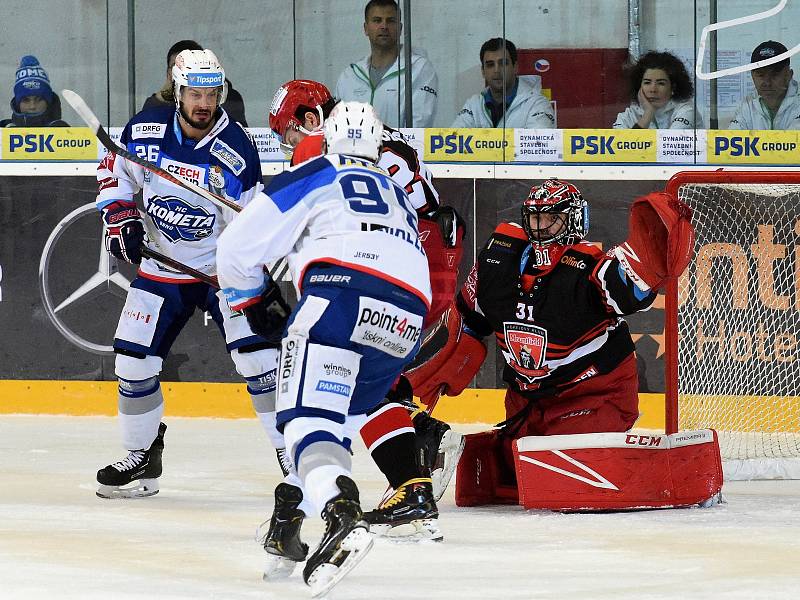 Hokejová extraliga: HC Kometa Brno - Mountfield HK.