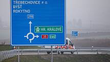 Úsek dálnice D35 z Opatovic do Časů je otevřený, 15. 12. 2021