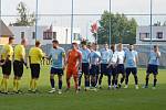 Nedělní derby divize C Nový Bydžov (v modrém) vs. Náchod 2:1