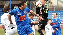 Fotbal, II. liga: Ústí nad Labem - Hradec Králové (15. března 2009)