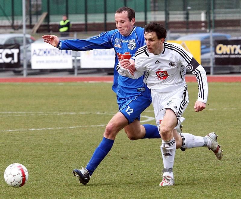 Fotbal, II. liga: Ústí nad Labem - Hradec Králové (15. března 2009)