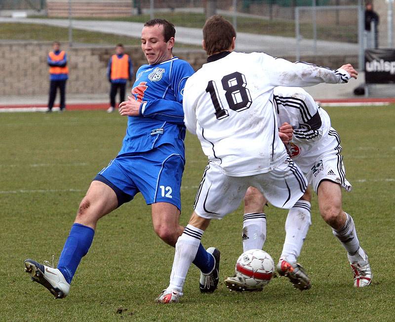 Fotbal, II. liga: Ústí nad Labem - Hradec Králové (15. března 2009)