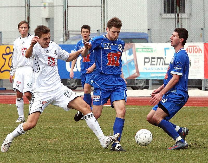 Fotbal, II. liga: Ústí nad Labem - Hradec Králové (15. března 2009)