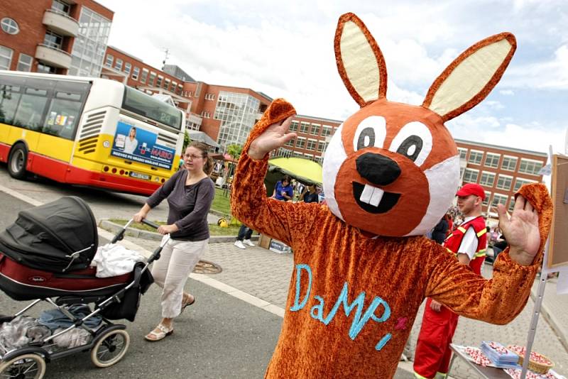 Festival sociálních služeb „Poznejme se navzájem“ v areálu Univerzity Hradec Králové.