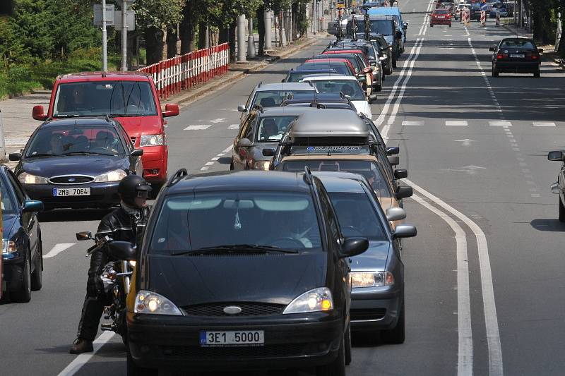 Pospíšilova třída v Hradci Králové.