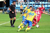 ČFL, skupina B: Teplice B (žlutomodří) - Pardubice B