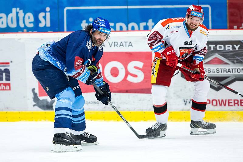 Hokejová extraliga: Mountfield HK - Rytíři Kladno.