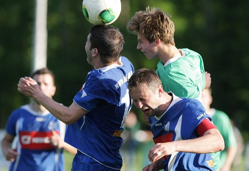 Fotbalový Pohár hejtmana Královéhradeckého kraje: SK Týniště nad Orlicí - FC Olympia Hradec Králové.