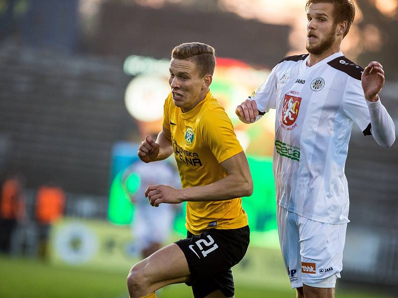 Fotbalová Fortuna národní liga: FC Hradec Králové - FK Baník Sokolov.