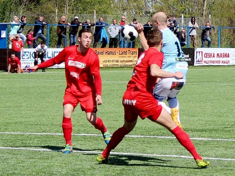 Česká fotbalová liga: FK Slavoj Vyšehrad - SK Převýšov.