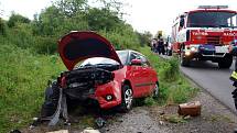 Tragická havárie osobního automobilu u Starého Bydžova.