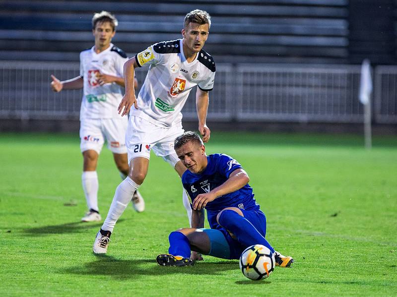 Fotbalová Fortuna národní liga: FC Hradec Králové - FC Sellier & Bellot Vlašim.