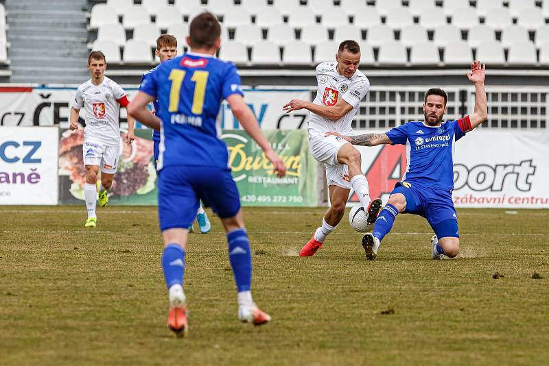 Fotbalová FORTUNA:NÁRODNÍ LIGA: FC Hradec Králové - FC Vysočina Jihlava.