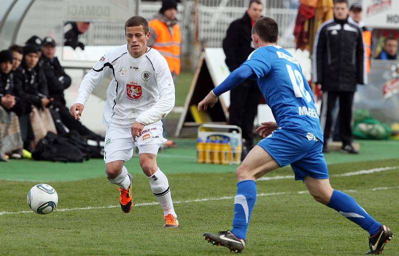 Fotbalová I. Gambrinus liga: FC Hradec Králové - FC Baník Ostrava.