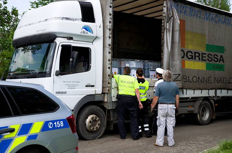 Policejní akce Pernštejn 2017 v Hradci Králové.