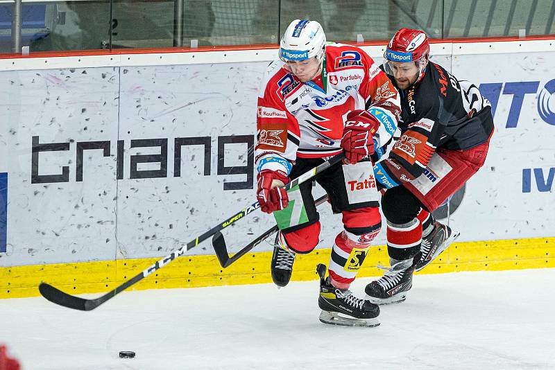 Hokejová extraliga: Mountfield HK - HC Dynamo Pardubice.