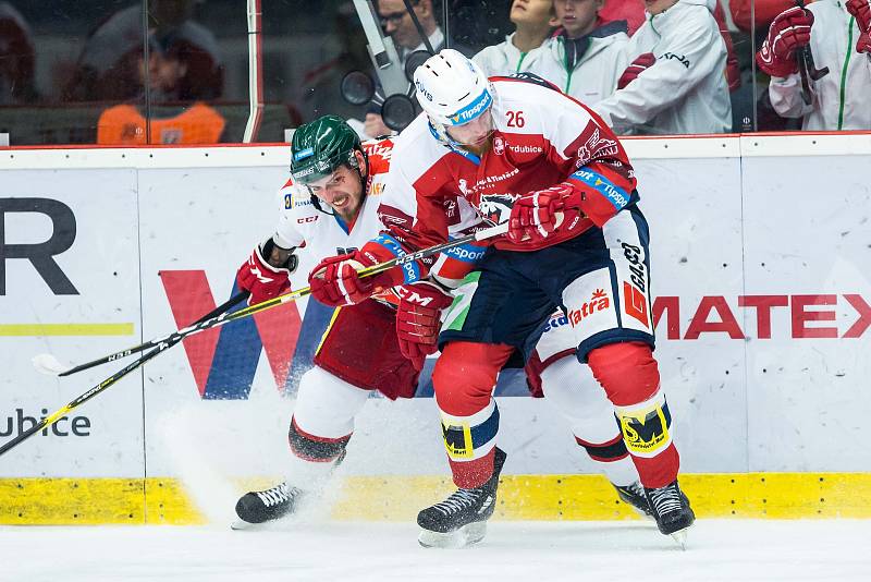 Hokejová extraliga: Mountfield HK - HC Dynamo Pardubice.