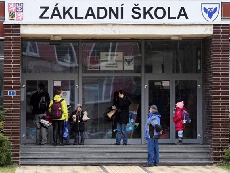 Stávka pedagogických pracovníků na školách v Hradci Králové.