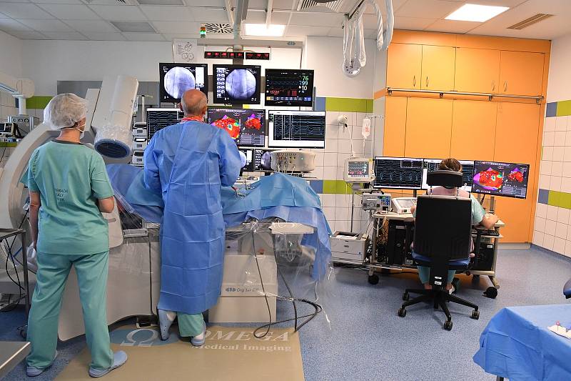 Studenti se na akci připravované ve spolupráci s Lékařskou fakultou UK v Hradci Králové mohli seznámit v rámci krátkých stáží s internistickými pracovišti nemocnice.