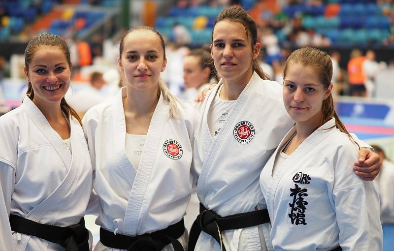 Mistrovství světa v karate v Hradci Králové.