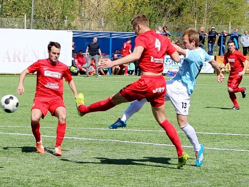 Česká fotbalová liga: FK Slavoj Vyšehrad - SK Převýšov.