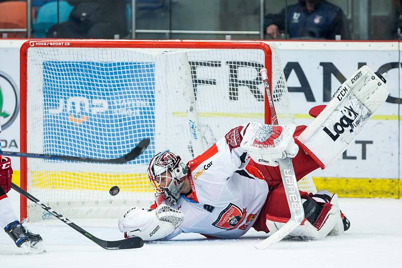 Hokejová extraliga: Mountfield HK - PSG Berani Zlín.