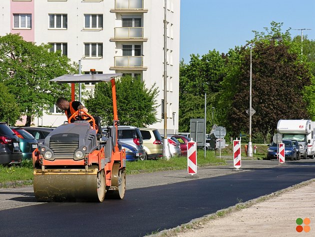 Od 1. května se na Moravském Předměstí jezdí po nových asfaltovaných površích