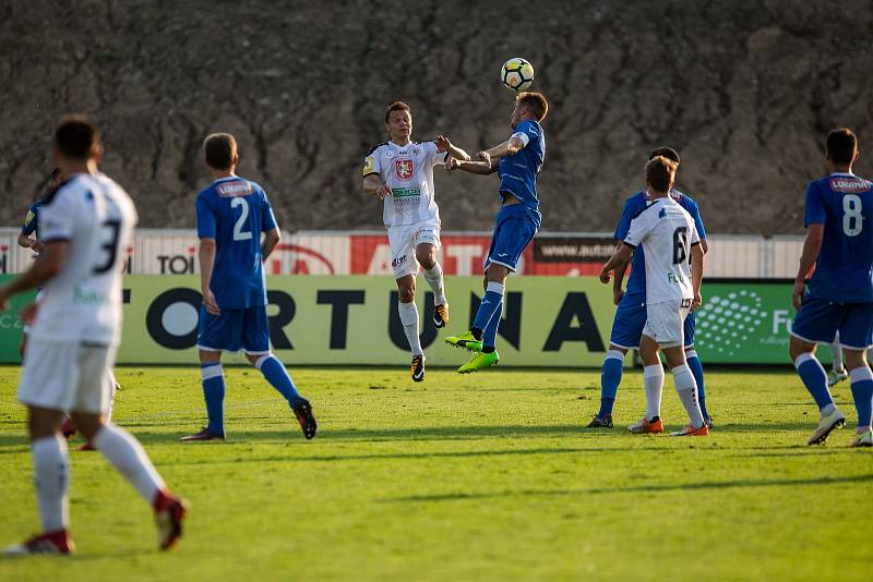 Fotbalová Fortuna národní liga: FC Hradec Králové - FK Ústí nad Labem.