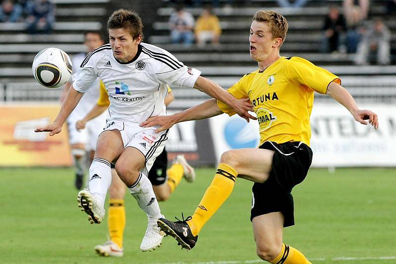 Zápas FC Hradec Králové - FC Bohemians 1905 (26. července 2010).