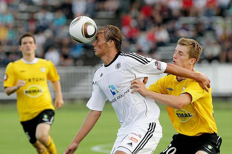 Zápas FC Hradec Králové - FC Bohemians 1905 (26. července 2010).