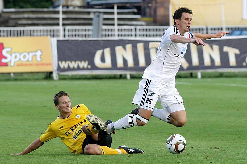 Zápas FC Hradec Králové - FC Bohemians 1905 (26. července 2010).