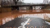 Povodňový stav Labe na Hradecku, čtvrtek dopoledne