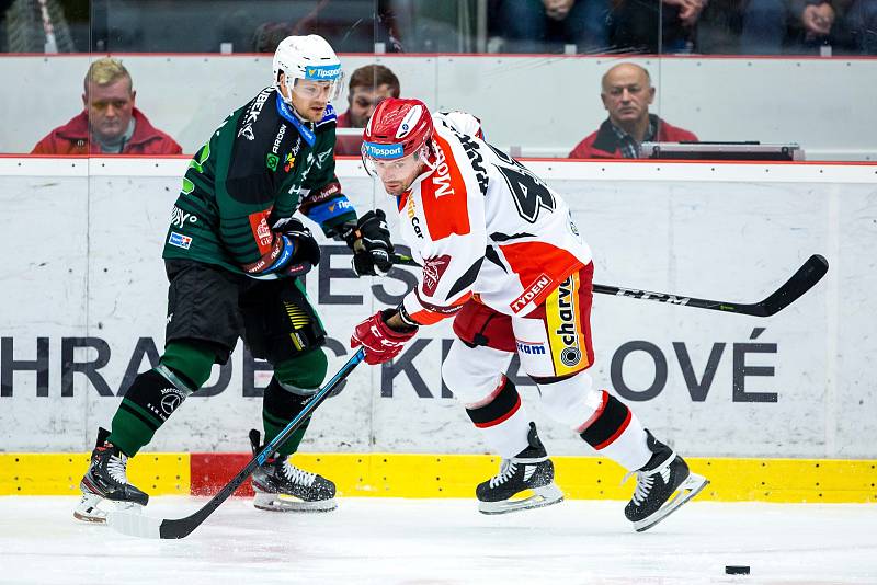 Hokejová extraliga: Mountfield HK - HC Energie Karlovy Vary.