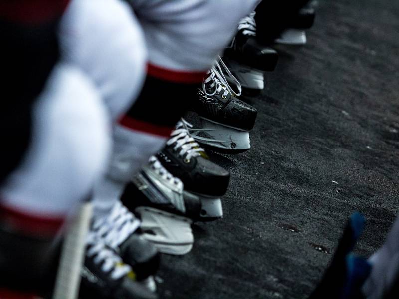 Hokejová extraliga: Mountfield HK - HC Verva Litvínov.