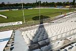 Fotbalový stadion v Hradci Králové - Malšovících.