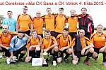 TJ SOKOL CEREKVICE nad Bystřicí – vítěz CK Sana a CK Votrok IV. třídy (2013 – 2014).