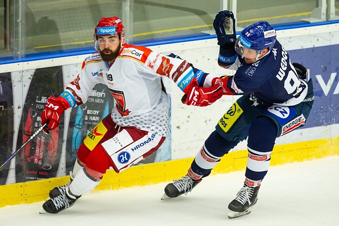 Extraliga 31. kolo: Mountfield Hradec Králové - Motor České Budějovice (dnes, 16.00).