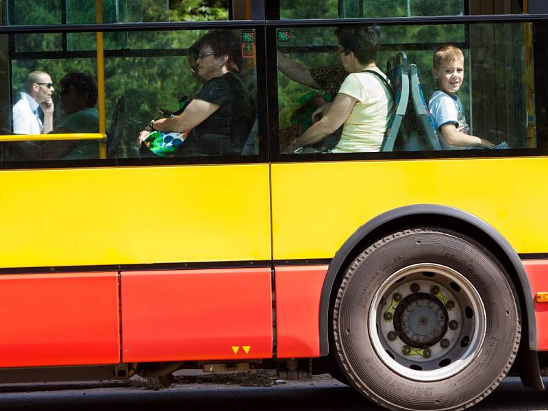 Zahájení přestavby křižovatky Koruna v Hradci Králové.