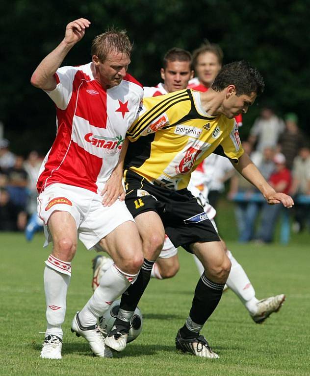 Fotbalová příprava v Chlumci: FC Hradec - Slavia Praha 