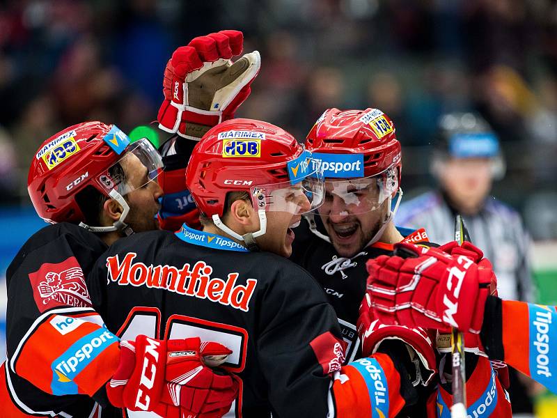 Hokejová extraliga: Mountfield HK - HC Sparta Praha.