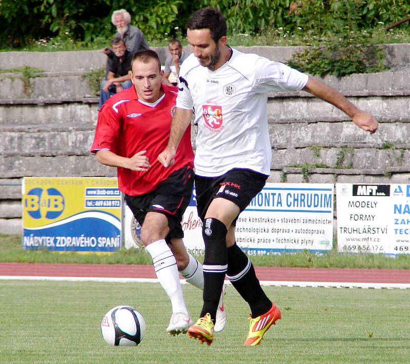 Fotbalová příprava: MFK Chrudim - FC Hradec Králové.