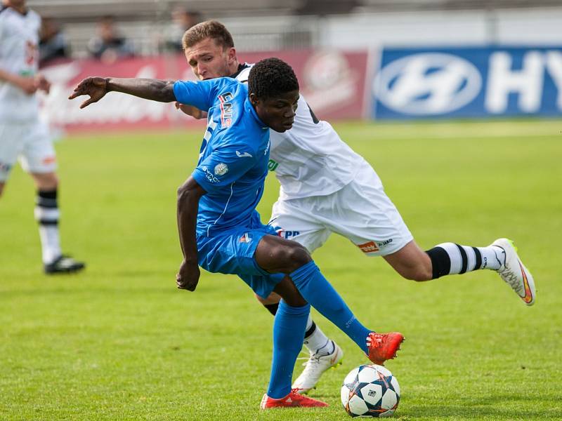 Fotbalová Synot liga: FC Hradec Králové - FC Baník Ostrava.