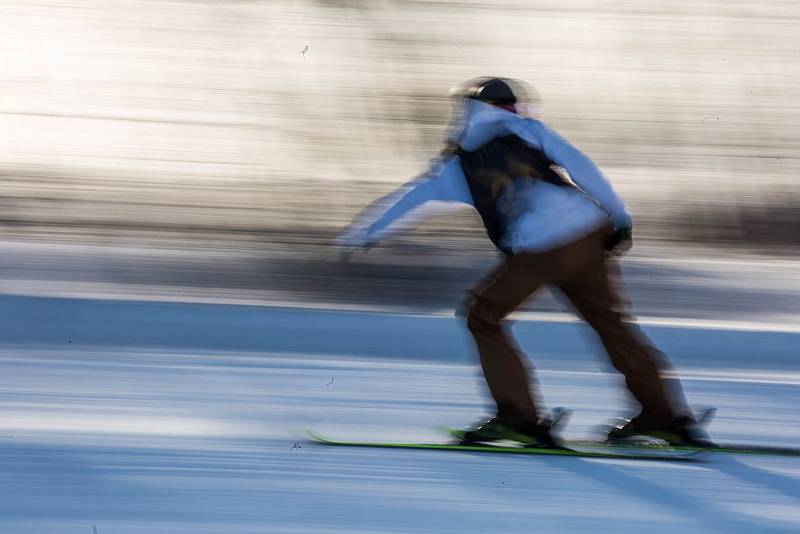 Free ski závody Soldiers 2018 v Deštném v Orlických horách. Na závodech se představily nejlepší freeskieři světa dorazily i medailisté z Korei.